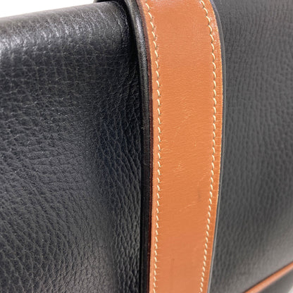 HERMES Noumea Gold Hardware Shoulder Bag Calf Ladies [Used]