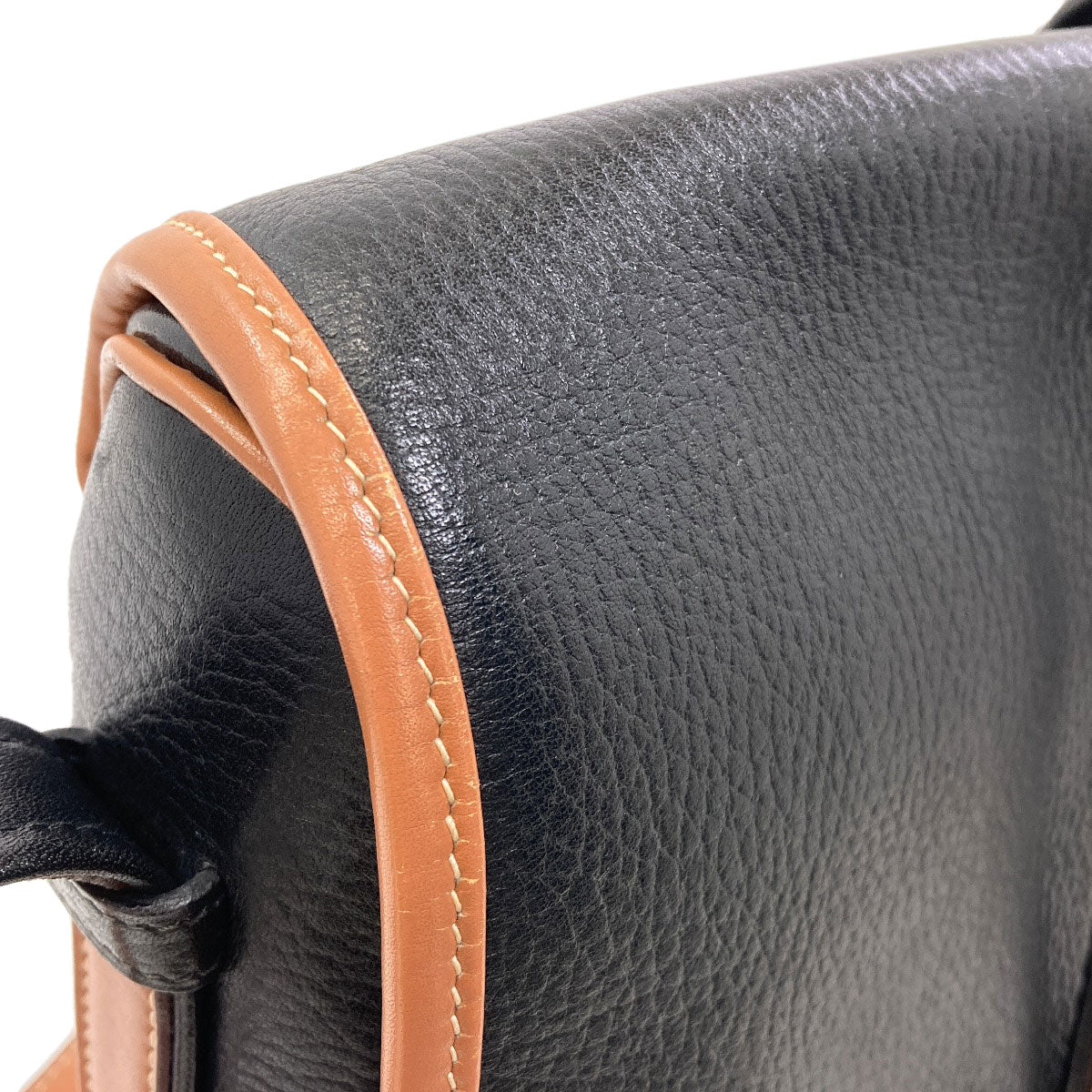 HERMES Noumea Gold Hardware Shoulder Bag Calf Ladies [Used]