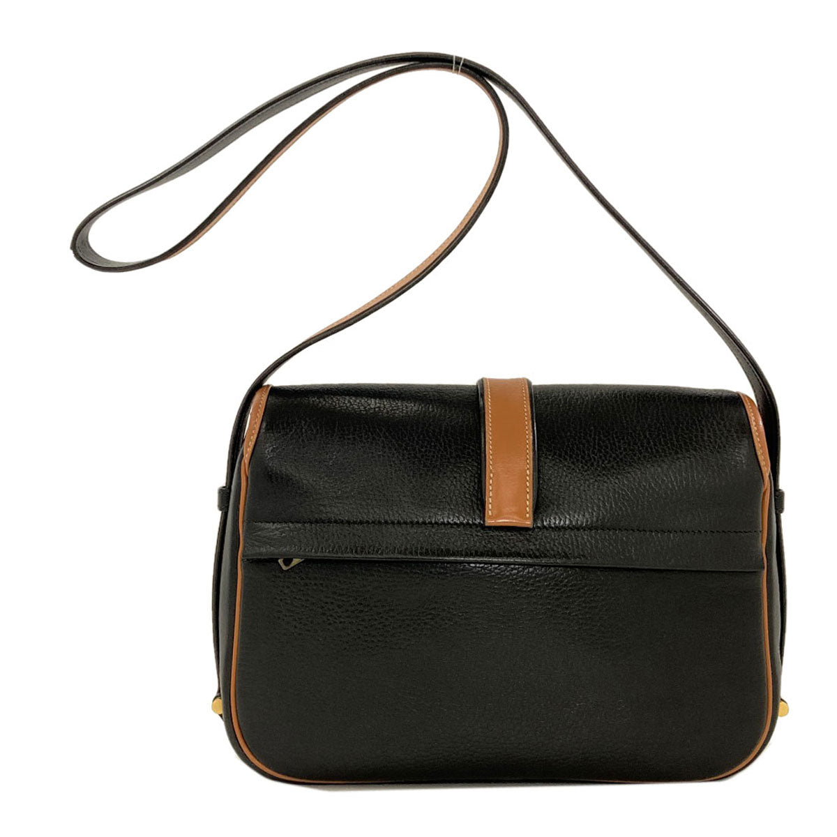 HERMES Noumea Gold Hardware Shoulder Bag Calf Ladies [Used]