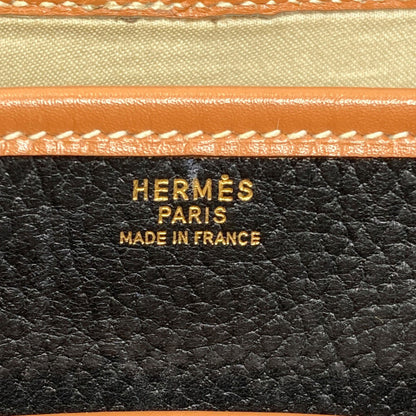 HERMES Noumea Gold Hardware Shoulder Bag Calf Ladies [Used]