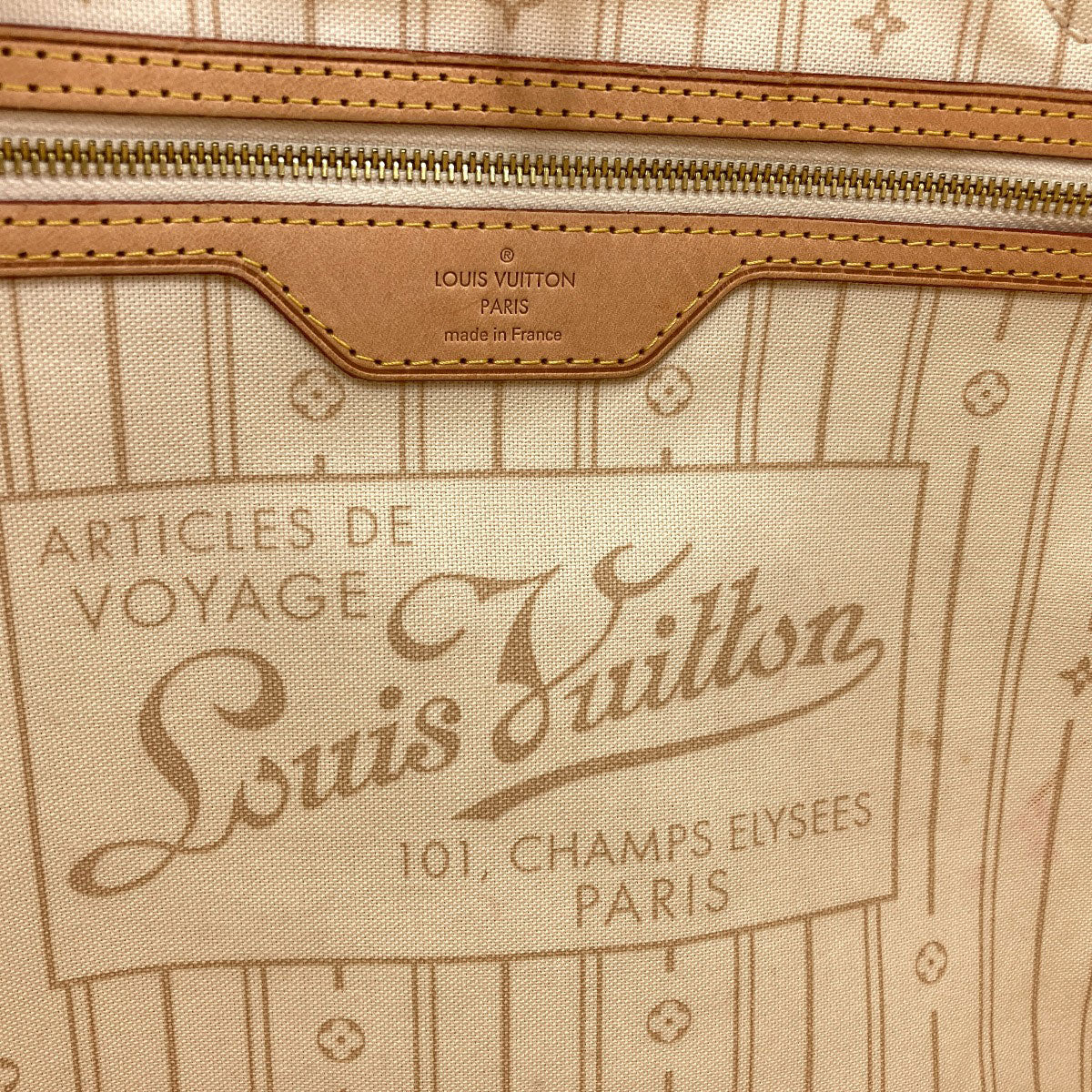 LOUIS VUITTON N51108 Neverfull GM Tote Bag Damier canvas Ladies [Used]