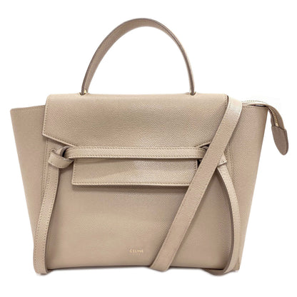 CELINE Micro 2WAY Belt Bag Handbag Calf Ladies [Used]