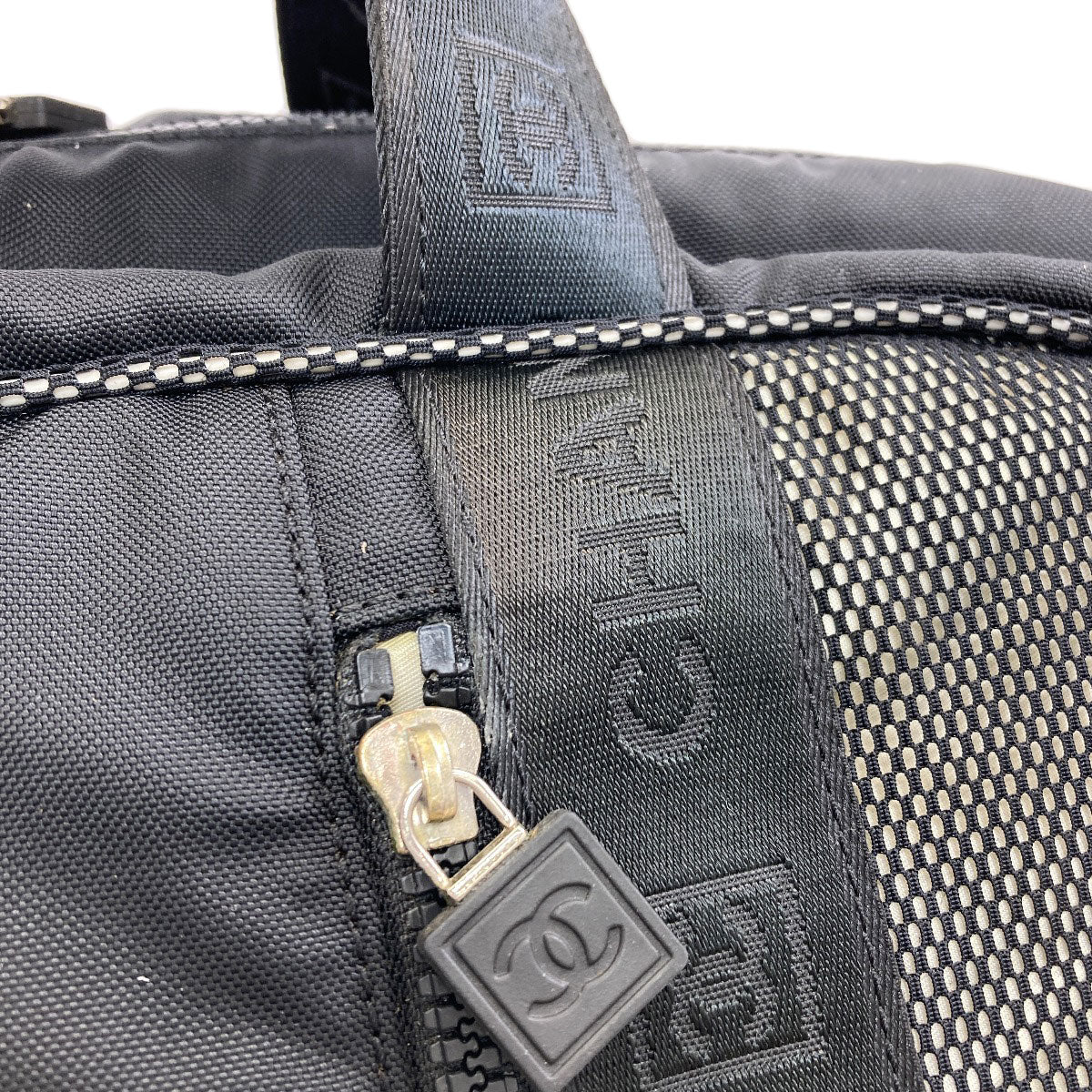 CHANEL Sports Boston bag Nylon Ladies [Used]