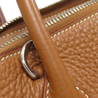 HERMES Bolide31 Gold SilverHardware Handbag Taurillon Clemence Ladies [Used]