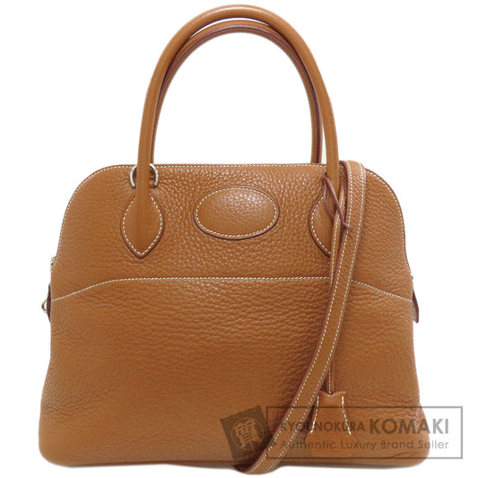 HERMES Bolide31 Gold SilverHardware Handbag Taurillon Clemence Ladies [Used]