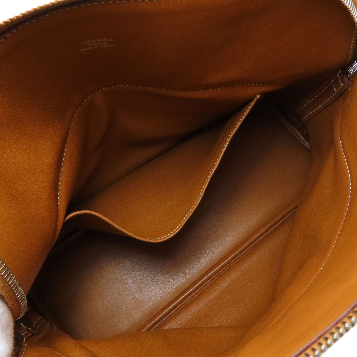 HERMES Bolide31 Gold SilverHardware Handbag Taurillon Clemence Ladies [Used]
