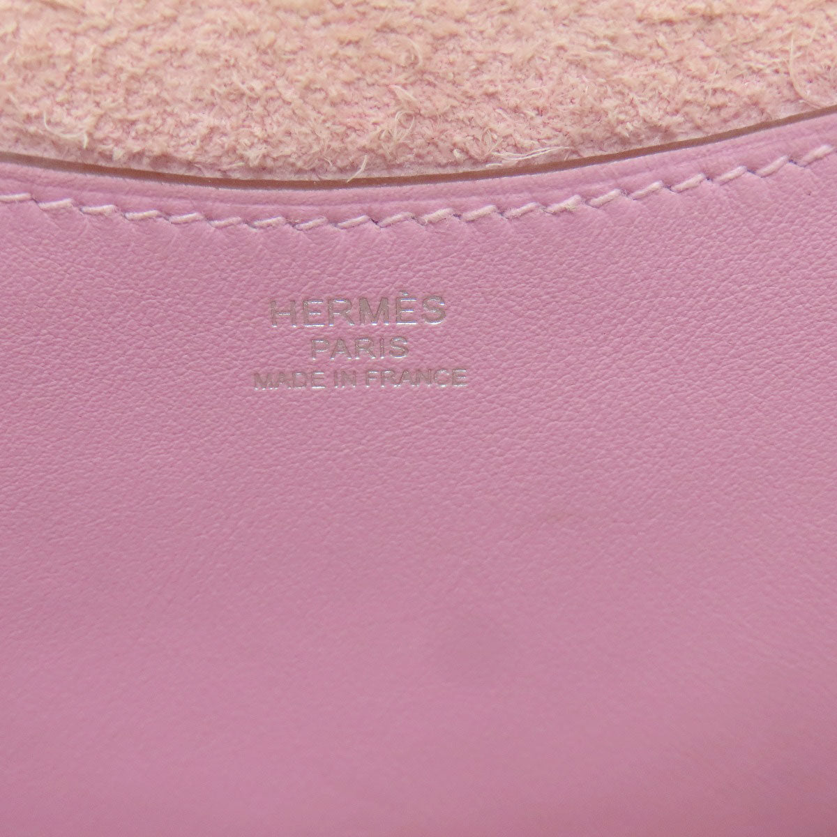 HERMES In the Loop 18 SilverHardware Handbag Taurillon Clemence Ladies [Used]