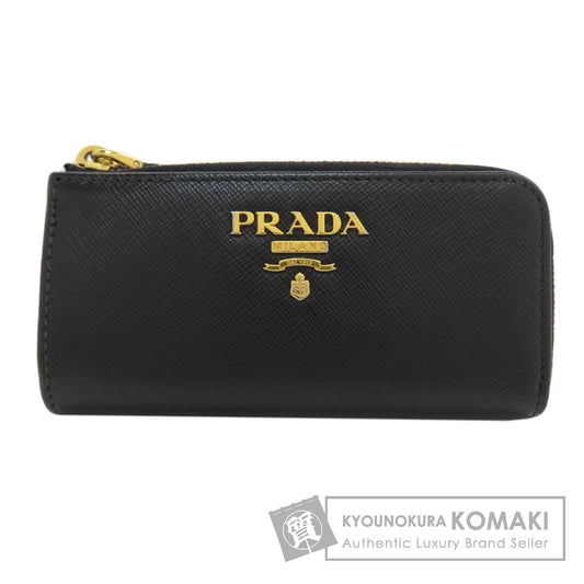 PRADA logo key holder Safiano Ladies [Used]
