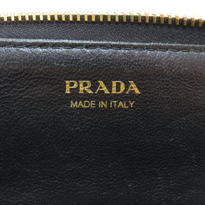 PRADA logo key holder Safiano Ladies [Used]