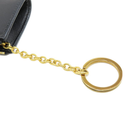 PRADA logo key holder Safiano Ladies [Used]