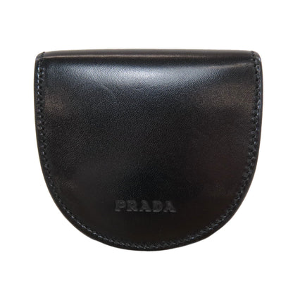PRADA logo coin purse Calf mens [Used]