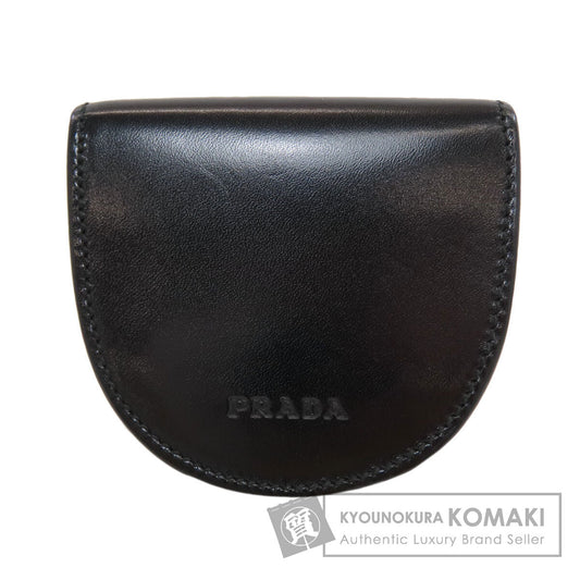 PRADA logo coin purse Calf mens [Used]