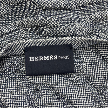 HERMES Shane Dunklepattern Stall Cotton SilkLadies [Used]