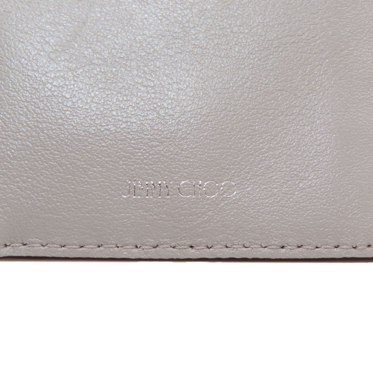 Jimmy Choo Studs star motif Card Case Leather Ladies [Used]