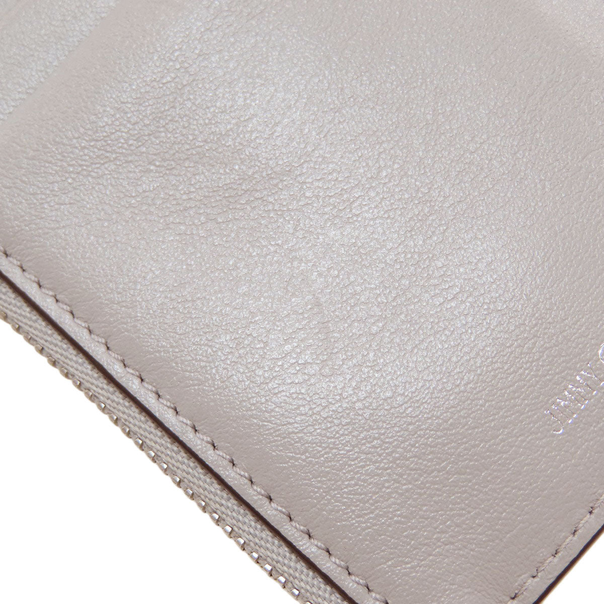 Jimmy Choo Studs star motif Card Case Leather Ladies [Used]