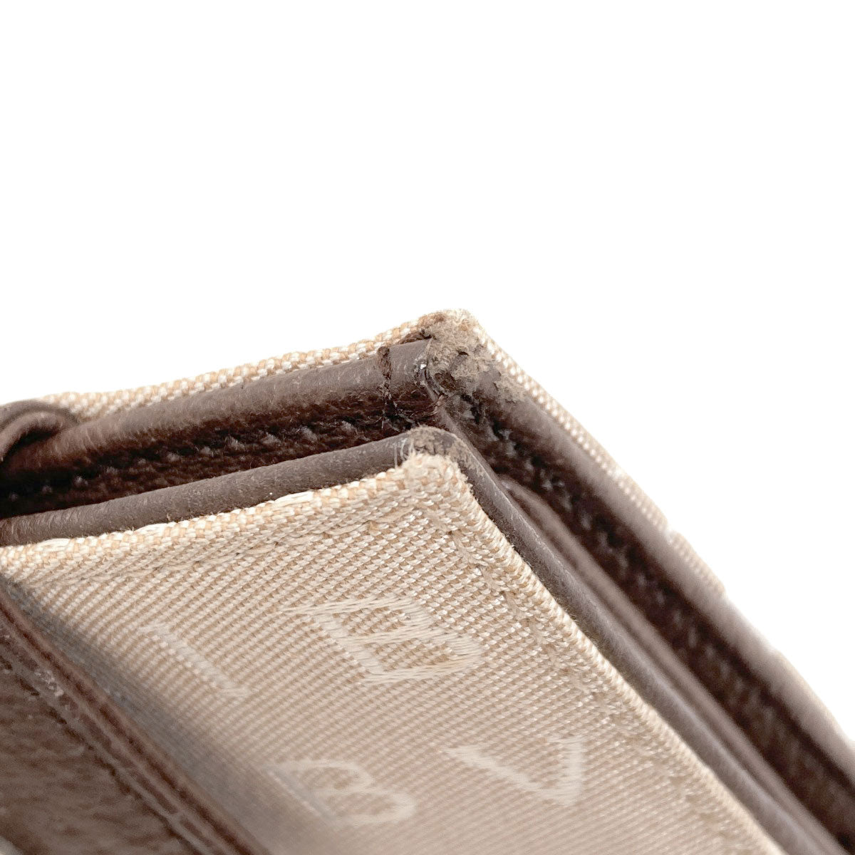 BVLGARI Logo mania Bifold Wallet with Coin Pocket Canvas LeatherLadies [Used]