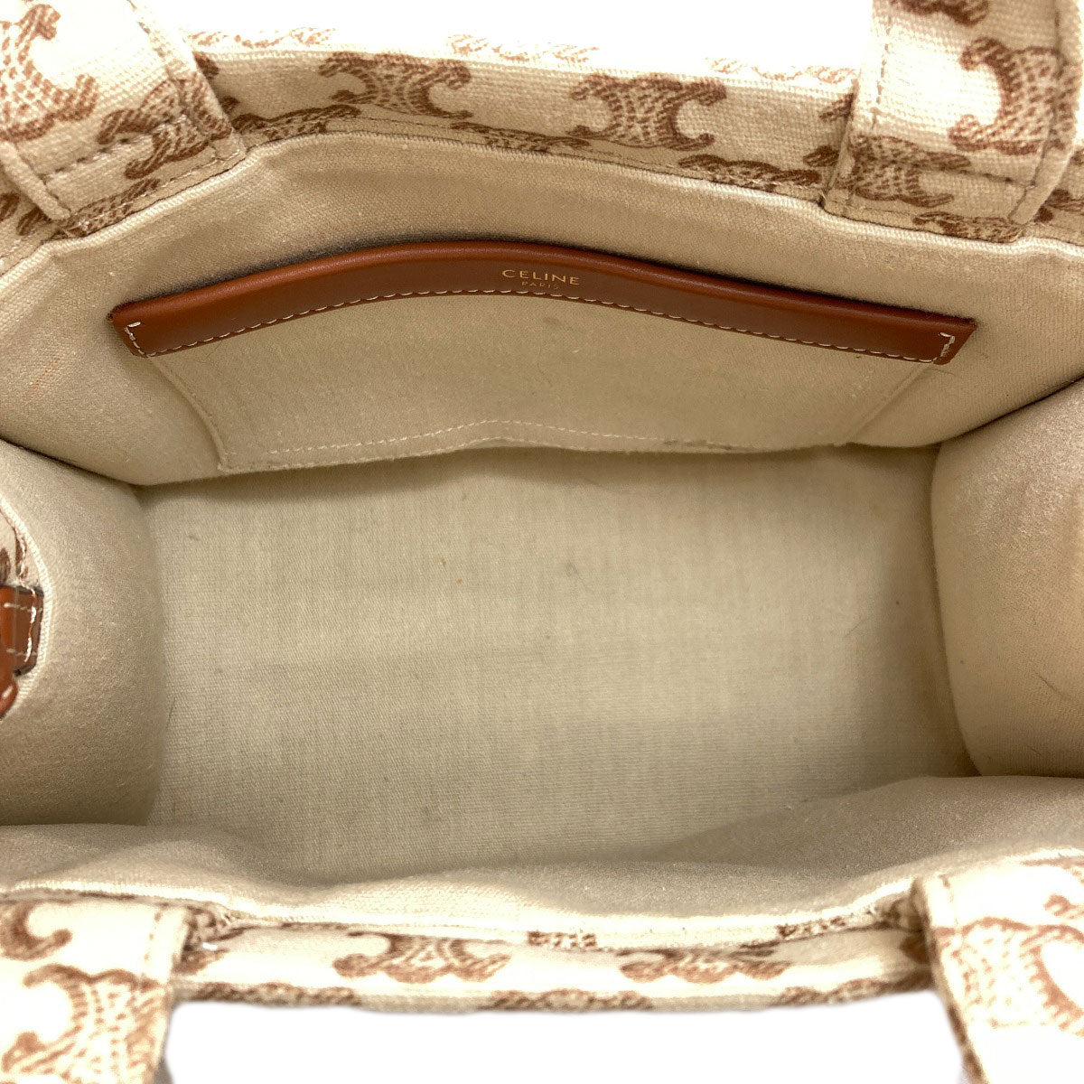 CELINE Kabatais Triomphe 2WAY Handbag Canvas Ladies [Used]