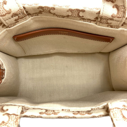 CELINE Kabatais Triomphe 2WAY Handbag Canvas Ladies [Used]