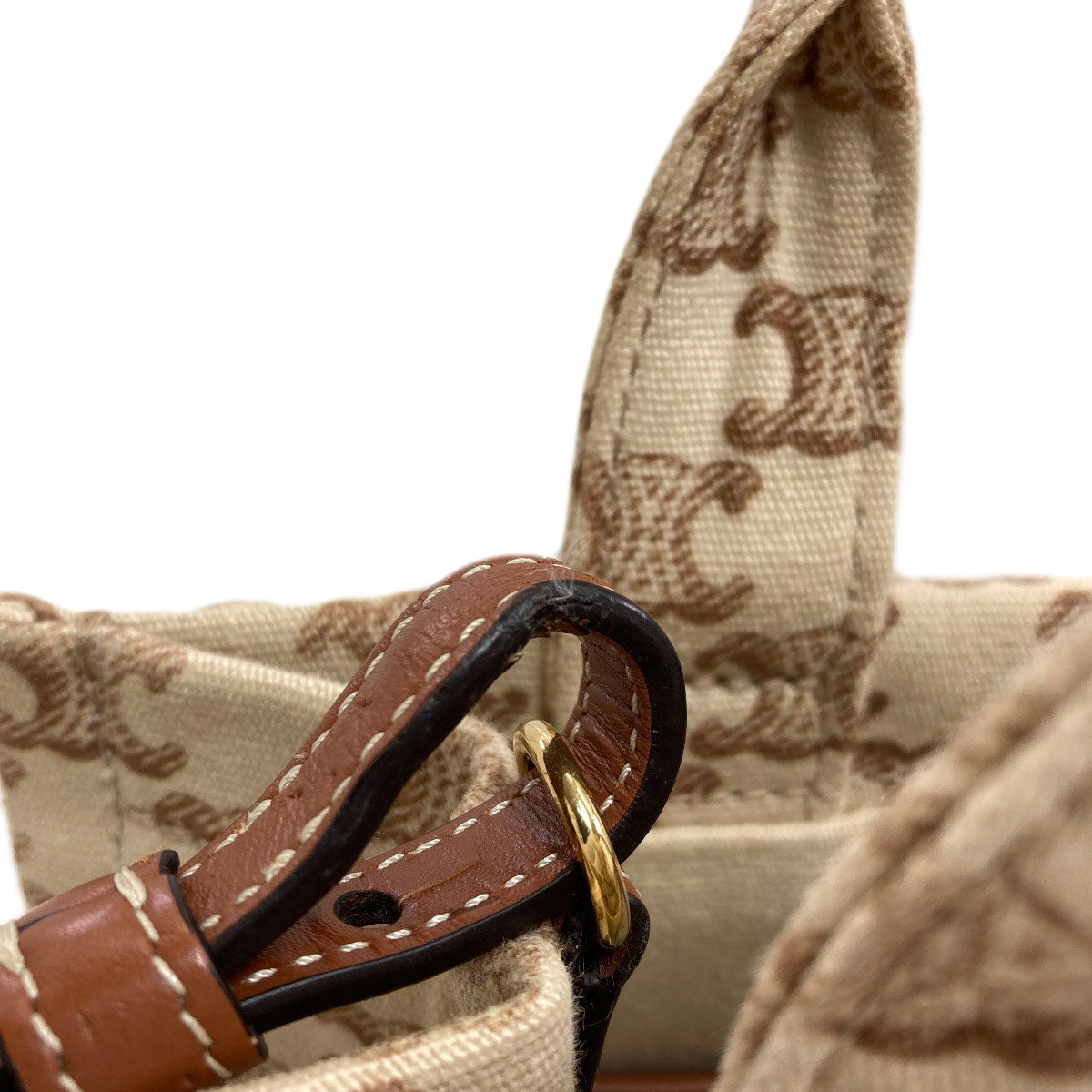 CELINE Kabatais Triomphe 2WAY Handbag Canvas Ladies [Used]