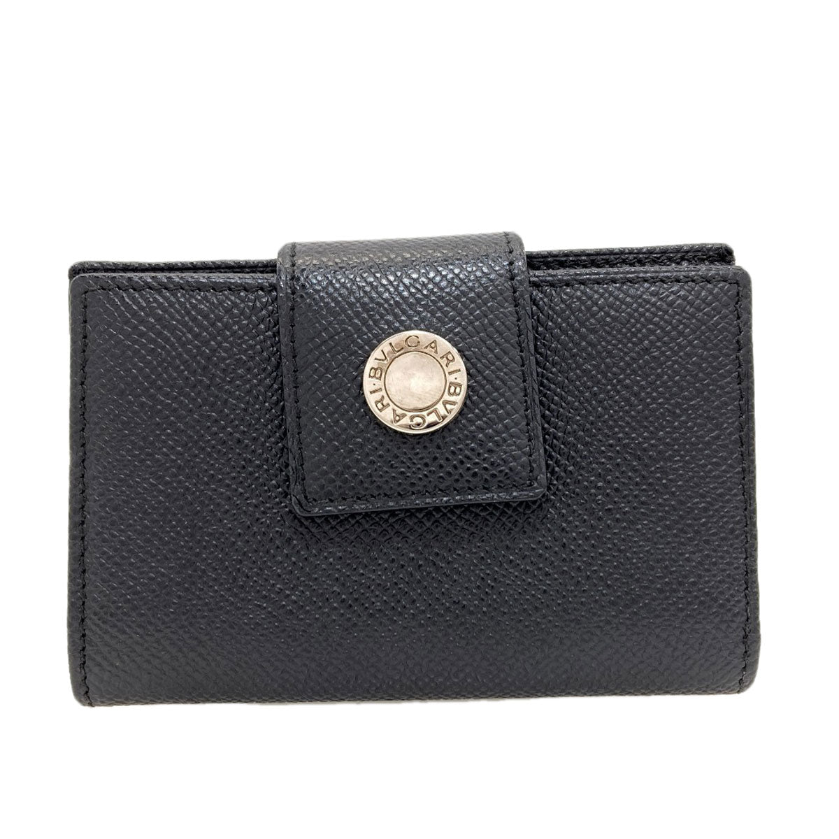 BVLGARI BVLGARI BVLGARI Card Case Leather Ladies [Used]