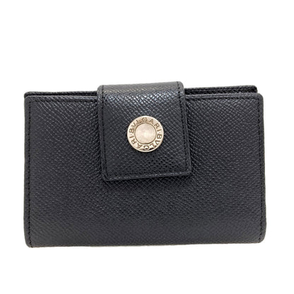 BVLGARI BVLGARI BVLGARI Card Case Leather Ladies [Used]