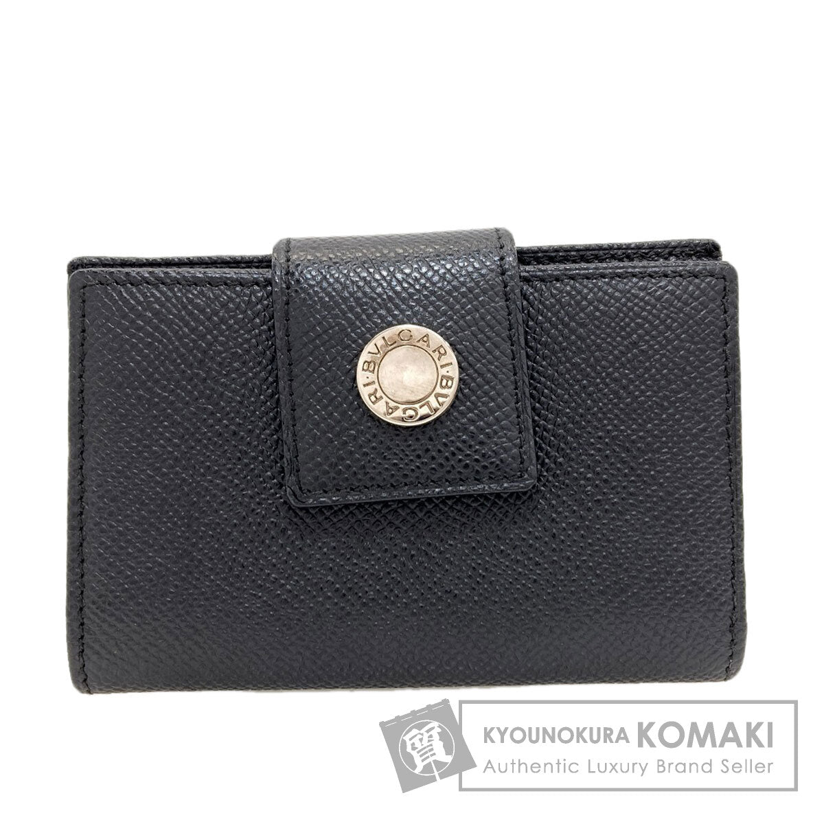 BVLGARI BVLGARI BVLGARI Card Case Leather Ladies [Used]