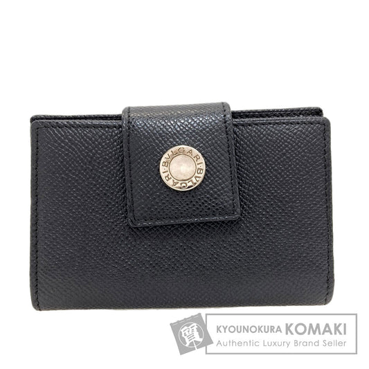 BVLGARI BVLGARI BVLGARI Card Case Leather Ladies [Used]