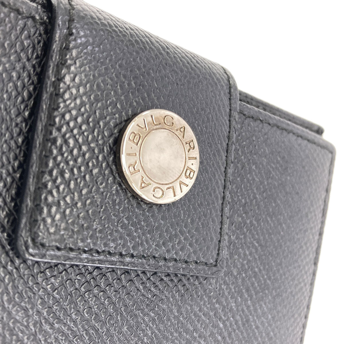 BVLGARI BVLGARI BVLGARI Card Case Leather Ladies [Used]
