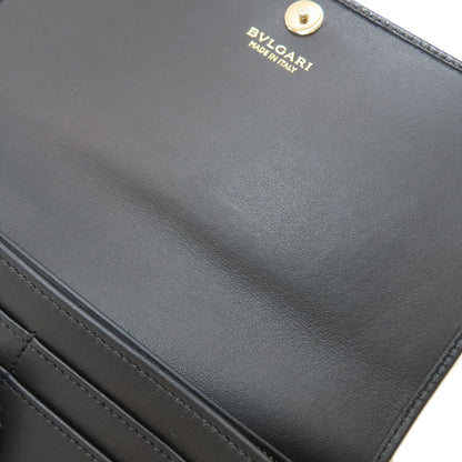 BVLGARI BVLGARI BVLGARI Long wallet (with coin pocket) Leather Ladies [Used]