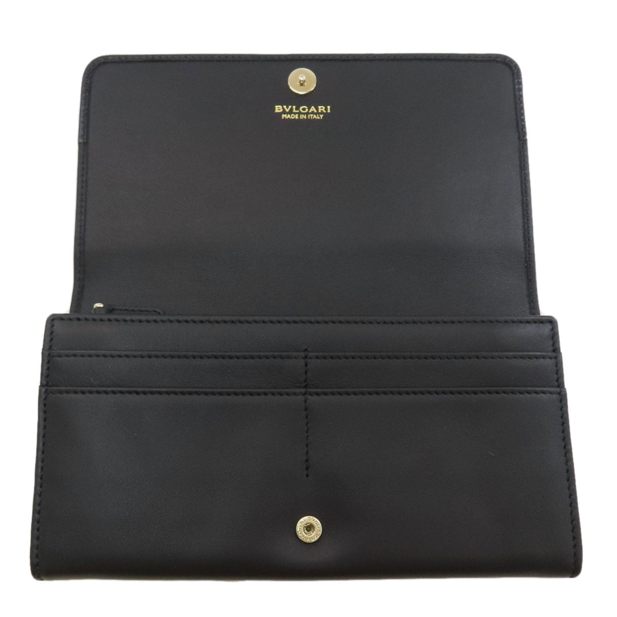 BVLGARI BVLGARI BVLGARI Long wallet (with coin pocket) Leather Ladies [Used]