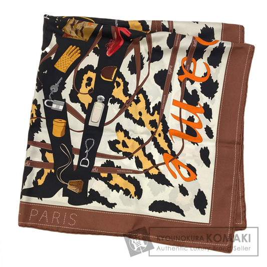 HERMES Carre90 Monsieur & Madame Scarf Silk Ladies [Used]