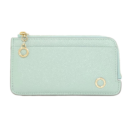BVLGARI BVLGARI BVLGARI Card Case Leather Ladies [Used]