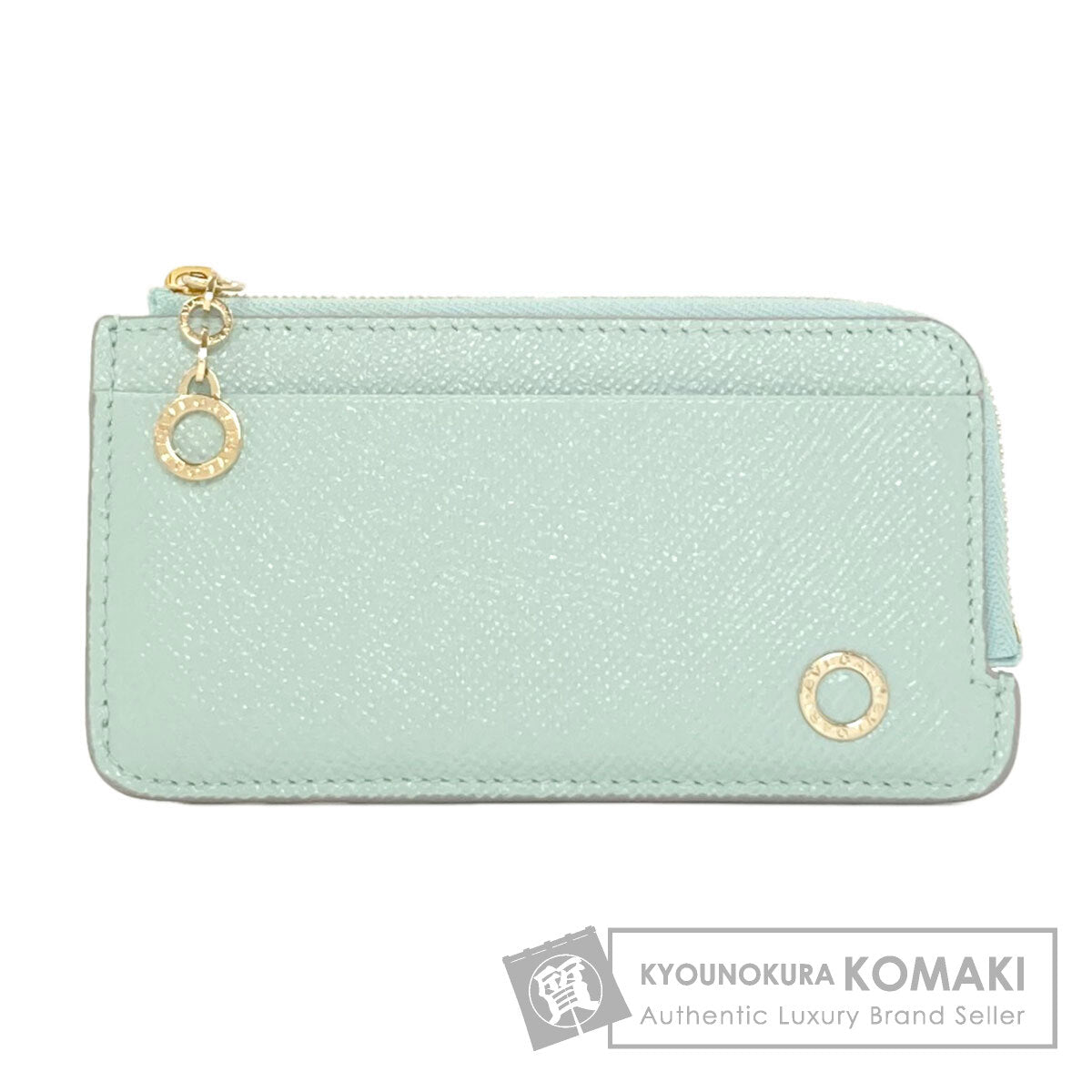 BVLGARI BVLGARI BVLGARI Card Case Leather Ladies [Used]