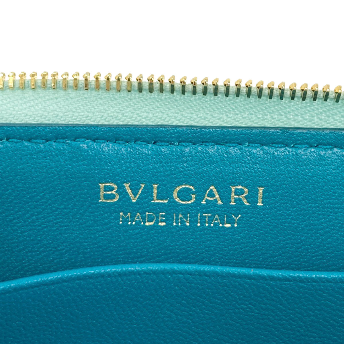 BVLGARI BVLGARI BVLGARI Card Case Leather Ladies [Used]