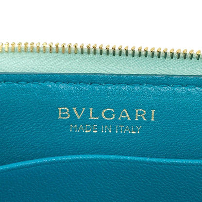 BVLGARI BVLGARI BVLGARI Card Case Leather Ladies [Used]