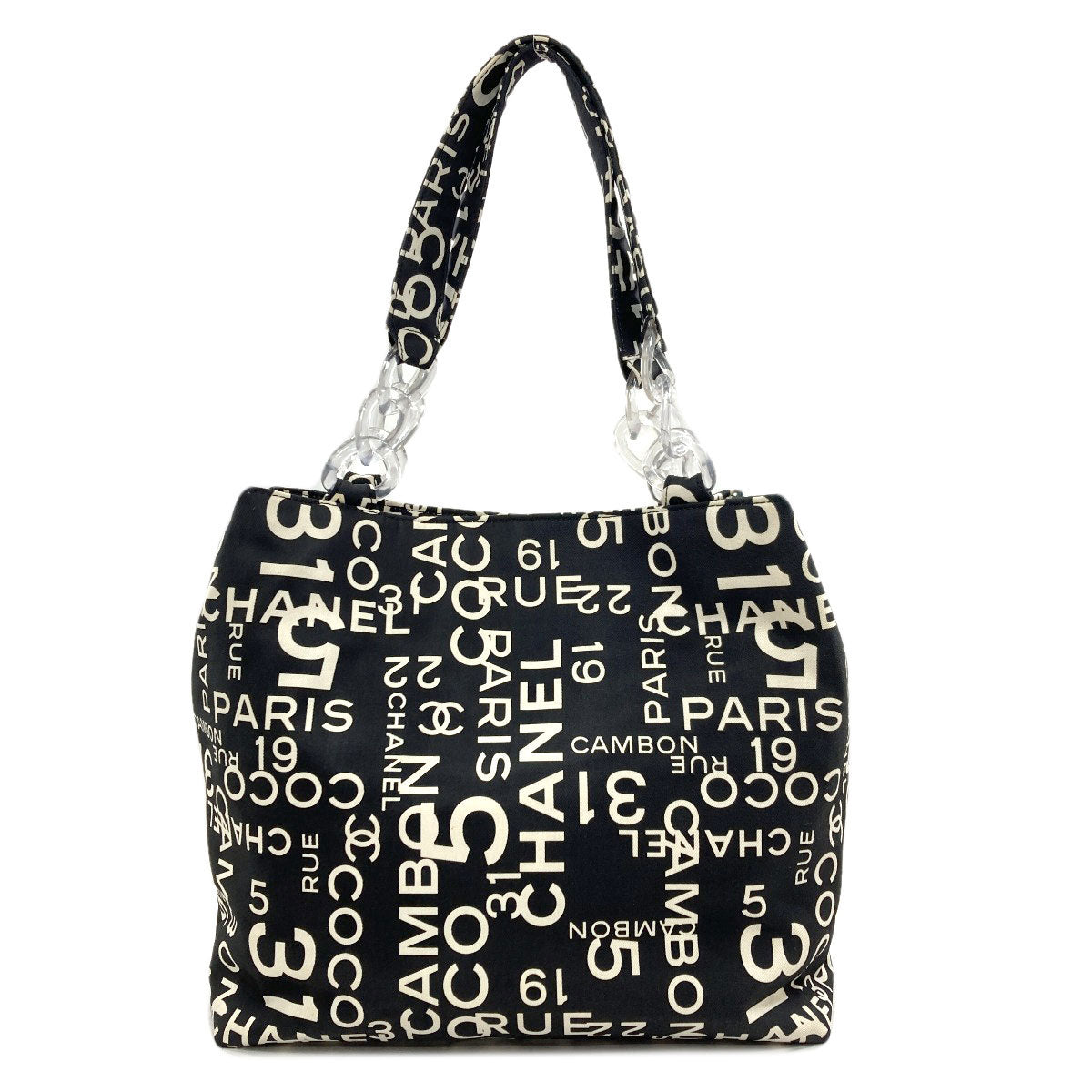 CHANEL Bycy Tote Bag Canvas Ladies [Used]