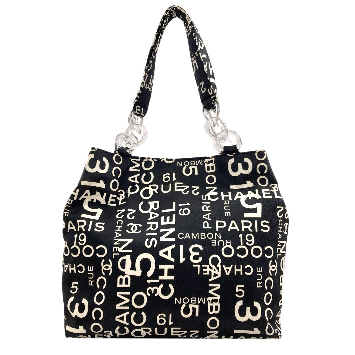 CHANEL Bycy Tote Bag Canvas Ladies [Used]