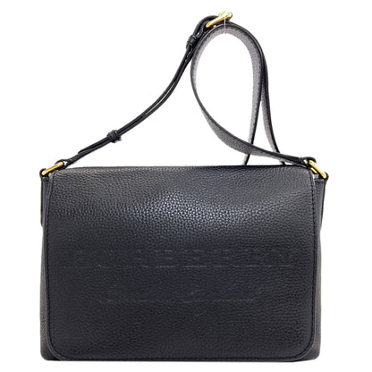 BURBERRY Embossed logo Shoulder Bag Leather Ladies [Used]