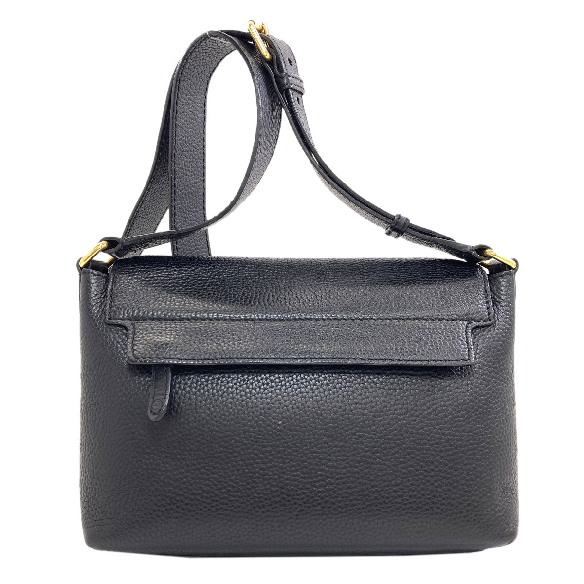 BURBERRY Embossed logo Shoulder Bag Leather Ladies [Used]