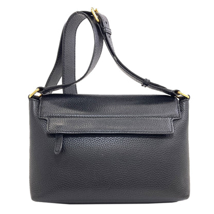 BURBERRY Embossed logo Shoulder Bag Leather Ladies [Used]