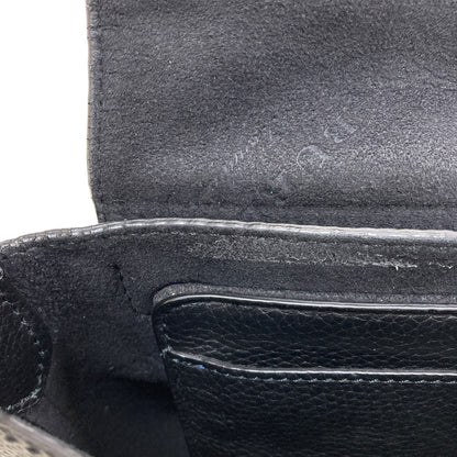 BURBERRY Embossed logo Shoulder Bag Leather Ladies [Used]