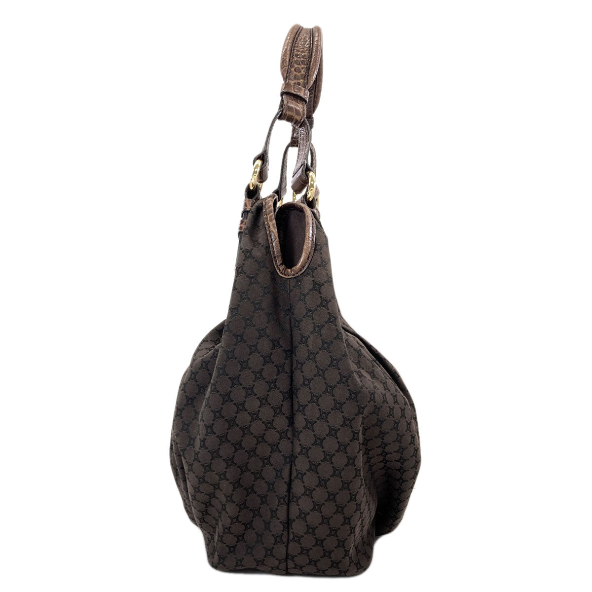 CELINE one belt macadam pattern Shoulder Bag Canvas Ladies [Used]