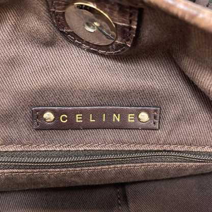 CELINE one belt macadam pattern Shoulder Bag Canvas Ladies [Used]