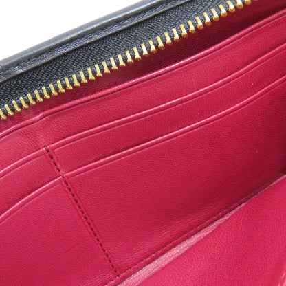 LOEWE Heritage Long wallet (with coin pocket) Leather Ladies [Used]