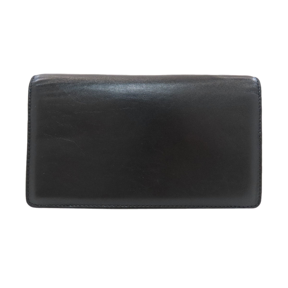 CHANEL COCO Mark Studs SilverHardware Long wallet (with coin pocket) Leather Ladies [Used]