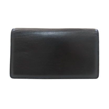 CHANEL COCO Mark Studs SilverHardware Long wallet (with coin pocket) Leather Ladies [Used]