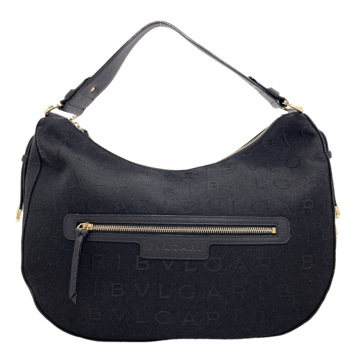 BVLGARI one belt logomania Shoulder Bag Canvas Ladies [Used]