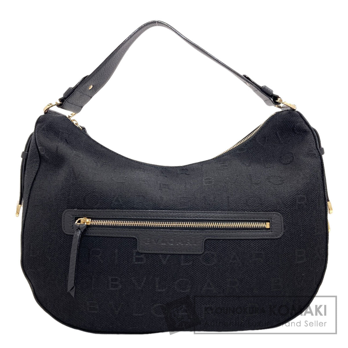 BVLGARI one belt logomania Shoulder Bag Canvas Ladies [Used]