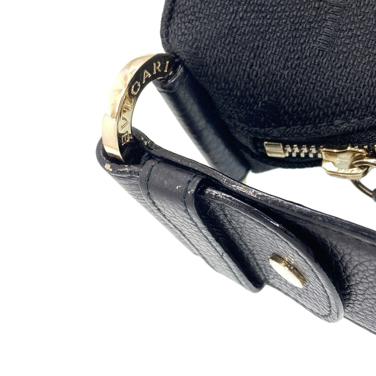 BVLGARI one belt logomania Shoulder Bag Canvas Ladies [Used]