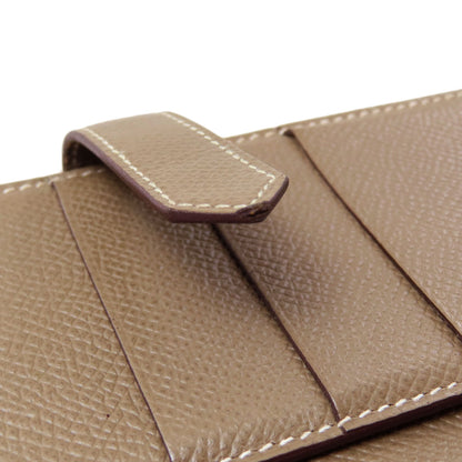 HERMES Bearn soufflet etope SilverHardware Long wallet (with coin pocket) Epsom Ladies [Used]